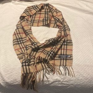 Authentic Burberry Cashmere Nova Check Scarf!